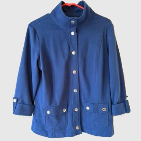 Women’s Navy Blue Cropped Jacket, Blazer, Size S, Excellent Condition - Picture 1 of 6